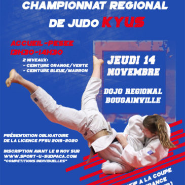 Championnat Régional JUDO Kyus