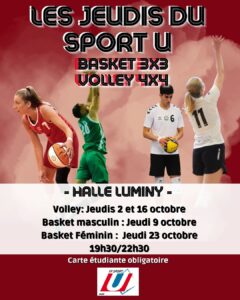 Les jeudis du Sport U @ La Hall de Luminy | Marseille | Provence-Alpes-Côte d'Azur | France