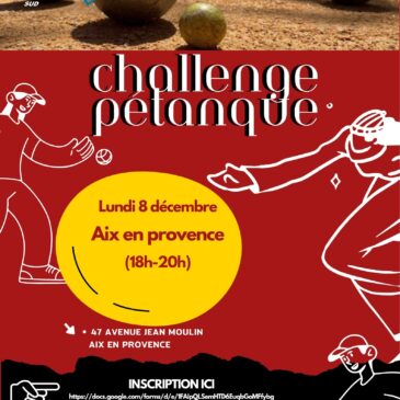 Challenge Pétanque Aix en Provence