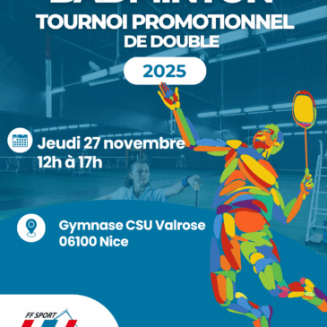 Tournoi Promotionnel Badminton