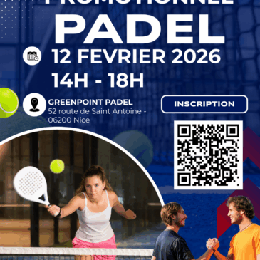 Nice _TOURNOI PROMOTIONNEL PADEL _ 12 Février 2026