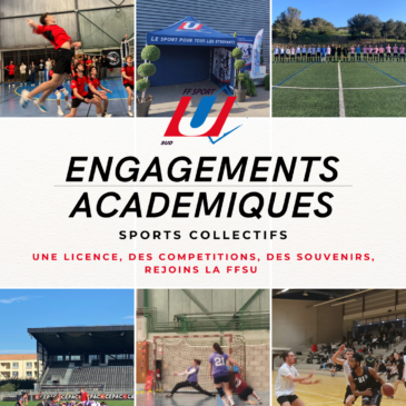 Engagements académiques – sports collectifs